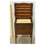 Mahogany Lift-Top Sewing Cabinet 17/13/26