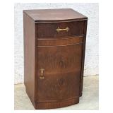1 Door 1 Drawer Mahogany Cabinet 16/14/28