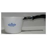 1963 to 74 Corning Ware 1 Qt Sauce Maker Blue