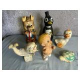 Vintage Squeaky Toys (need cleaning)