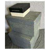 Vintage Steuben Glass empty Boxes