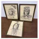 3 Ex Smyth Native American prints
