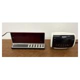 2 retro Clock Radios - Sony & Spartus