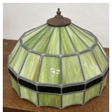 Leaded Slag glass lamp shade *has damage