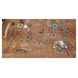Costume jewelry bracelets necklaces etc