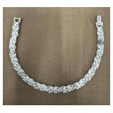 925 Signed Bracelet - Marcasite