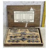 Tap & Die Set w/wooden case