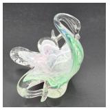 Signed Murano glass Italy bird