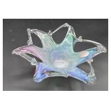 Signed Murano glass Italy bowl