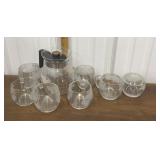 1970s Nestle Nescafï¿½ glass world globe coffee