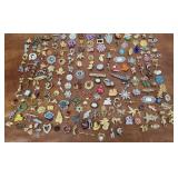 Costume jewelry brooches pins etc