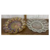 Indiana Glass deviled egg platters