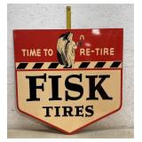 Fisk Tires Sign 30/30 (porcelain) - not antique