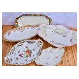 Lot of Porcelain Celery-Vegetable Dishes. Most