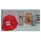 Vintage MILLER BEER 5 Piece Advertising Lot No