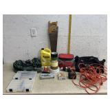 Black & Decker Drill, Stapler, Duck Tape,