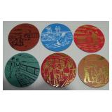 Mid Century SS Oceanic Cruise Ship Souvenir Drink