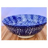 Vintage La Primula Lg Pasta Bowl. Blue & White