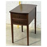 2 Drawer Mahogany End Table 14/24/25