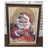 Santa print by Zim Horseheads NY - Nice!!