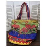 Paul Brent 'Girls Want To Have Fun' Flamingo Tote