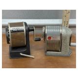 2 Apsco pencil sharpeners