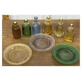 Wheaton mini bottles and mini eagle plates