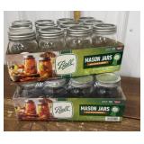 Ball Mason jars- 24 pint size