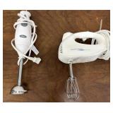 Hamilton Beach mixer & Oster immersion blender -