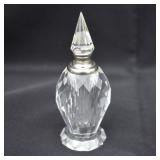 Faceted Crystal Perfume Bottle (small nic)