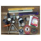 Little guy junque- rulers, hole punch, watches,