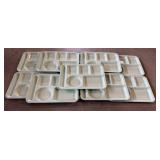 11 retro Arrowhead light green trays