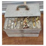 Tackle box with contents