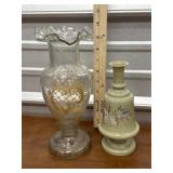 2 Bristol vases *needs cleaning