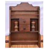 MCM Wall Mount Spice Rack with 2 Drawers