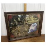 Dr. Pepper mirrored clock *untested