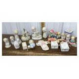Precious Moments figures, ornaments