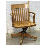 Office Chair w/arms (wood)