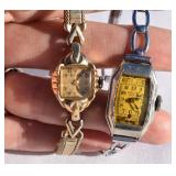 Bulova & Gruen Art Deco Watches - Parts or Repair