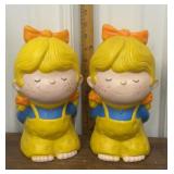 1973 Russ Berrie & Co. 'Little Girl' hard plastic