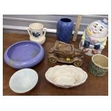 Vases, planters, cookie jar etc