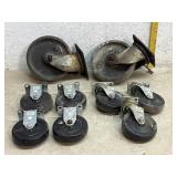 Bucket Full of Various Size Casters