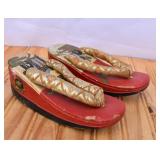 1920's Japan Okobo Kimono Sandals