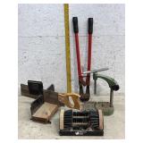 Miter box , Bolt Cutter, Press, etc.