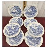 8 Wedgwood plates 'Countryside'