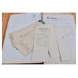 Antique Journal with Misc Papers Recipe Book.