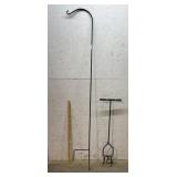 Shepherds Hook & Yard Twist Tiller