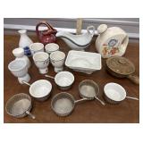 Egg cups, pitchers, ramekins etc