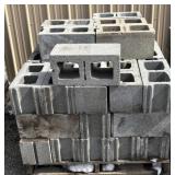 Pallet of Concrete Blocks 8/8/15 ( 51 blocks)