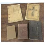 1860 Bible, New Testaments, & 2 hymn books